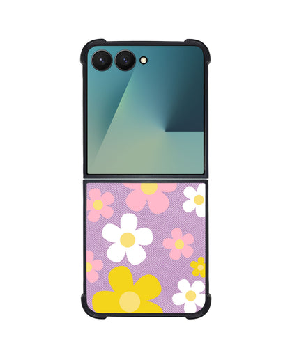 Android Flip / Fold Leather Grip - Daisy Fresh
