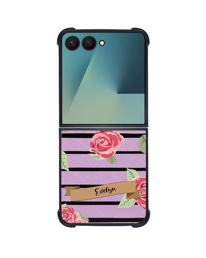 Android Flip / Fold Leather Grip - Rose