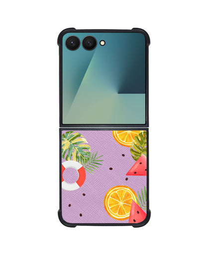 Android Flip / Fold Leather Grip - Caribbean Vibes