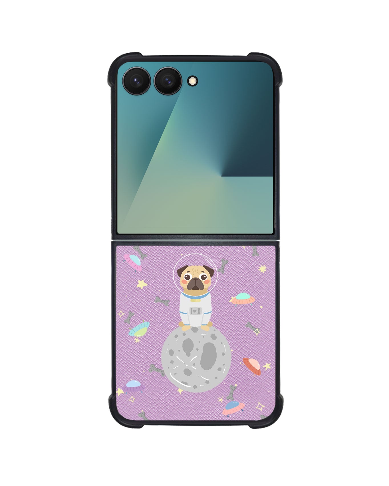 Android Flip / Fold Leather Grip - Pugstronaut