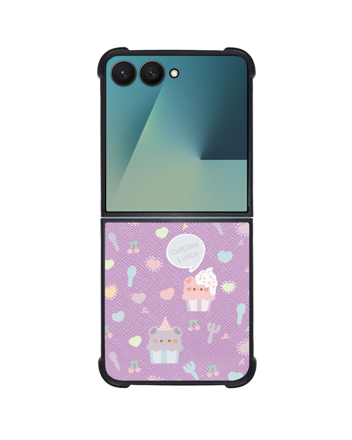 Android Flip / Fold Leather Grip - Cupcake