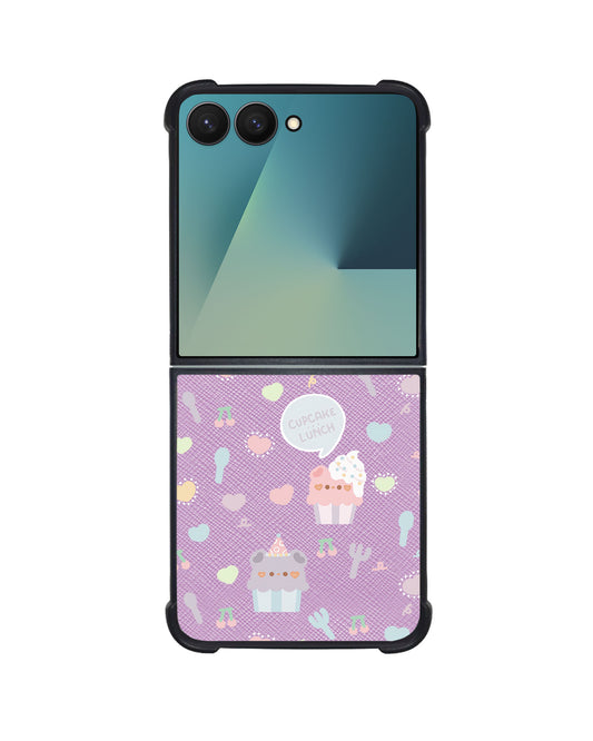 Android Flip / Fold Leather Grip - Cupcake