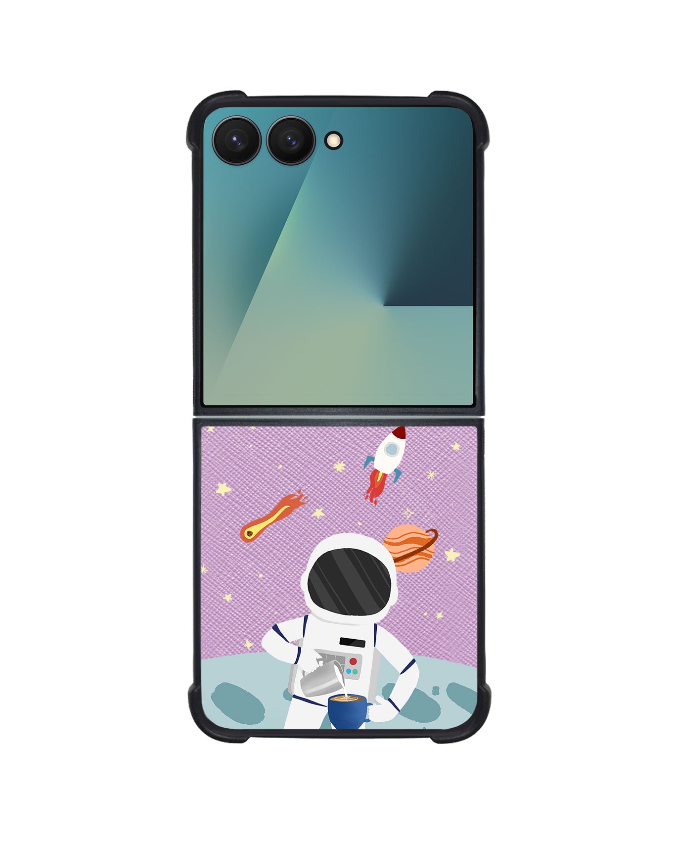 Android Flip / Fold Leather Grip - Baristronaut