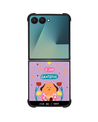 Android Flip / Fold Leather Grip - Kiku and the Cat