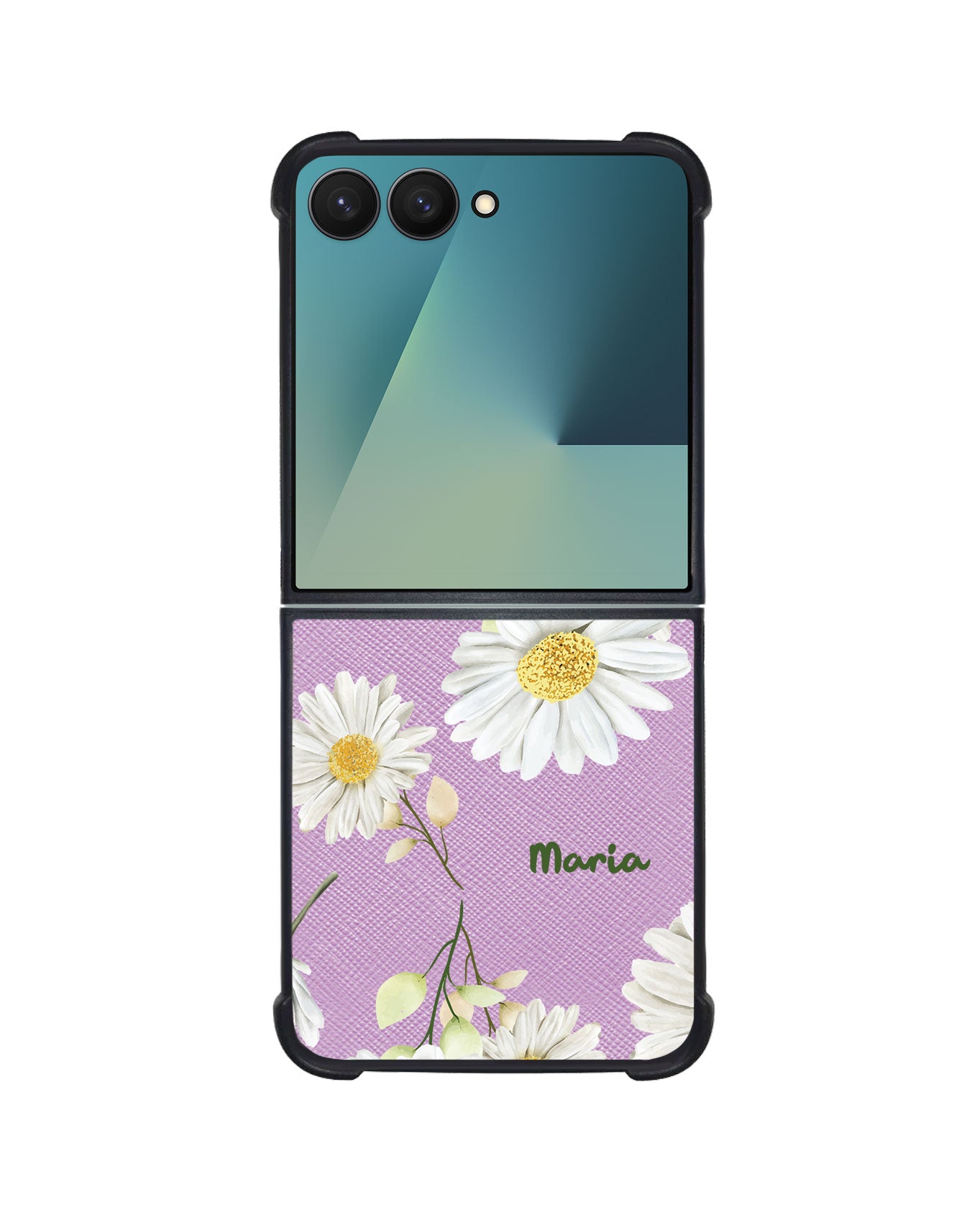 Android Flip / Fold Leather Grip - October Chrysanthemum
