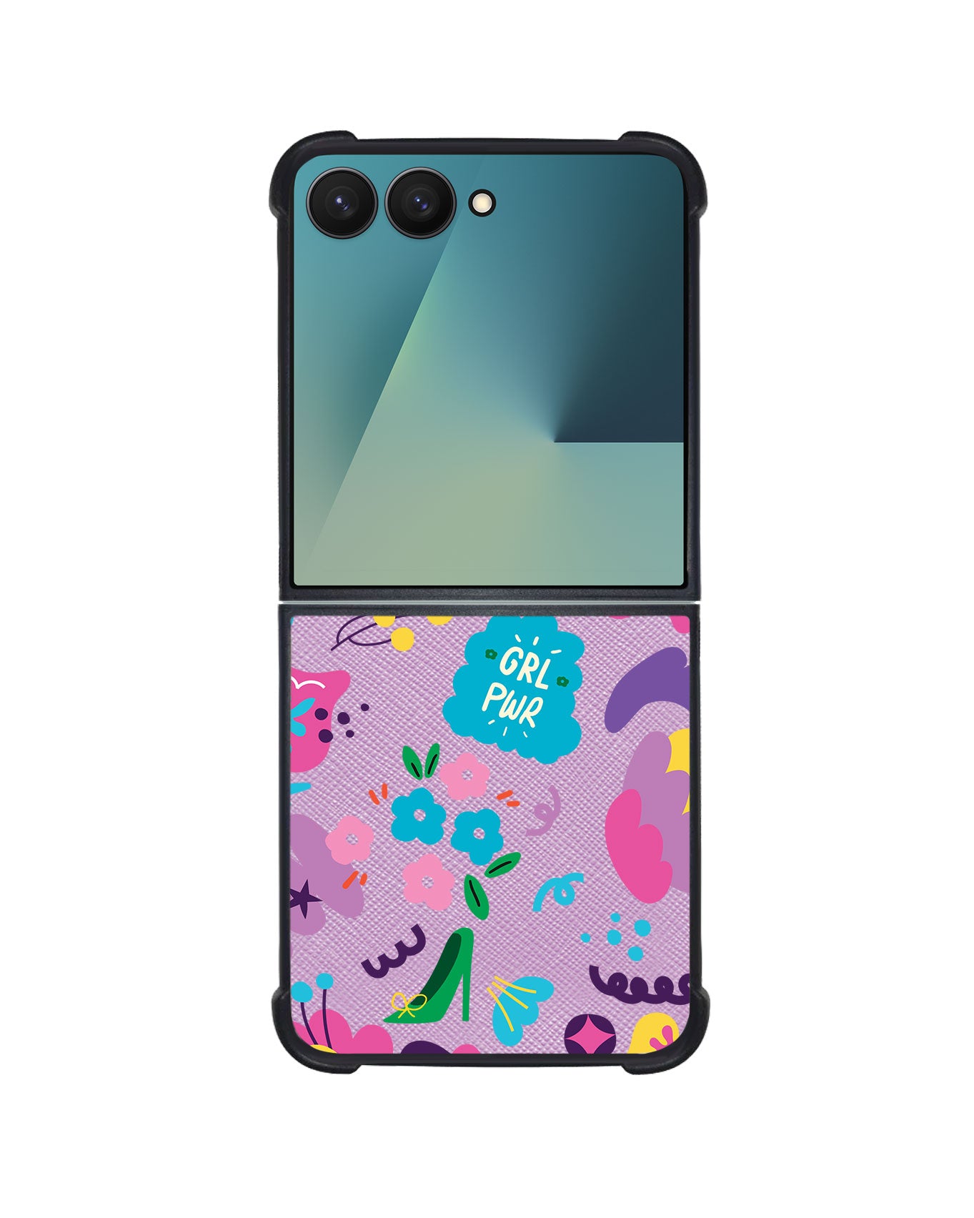 Android Flip / Fold Leather Grip - Girl Power 1.0