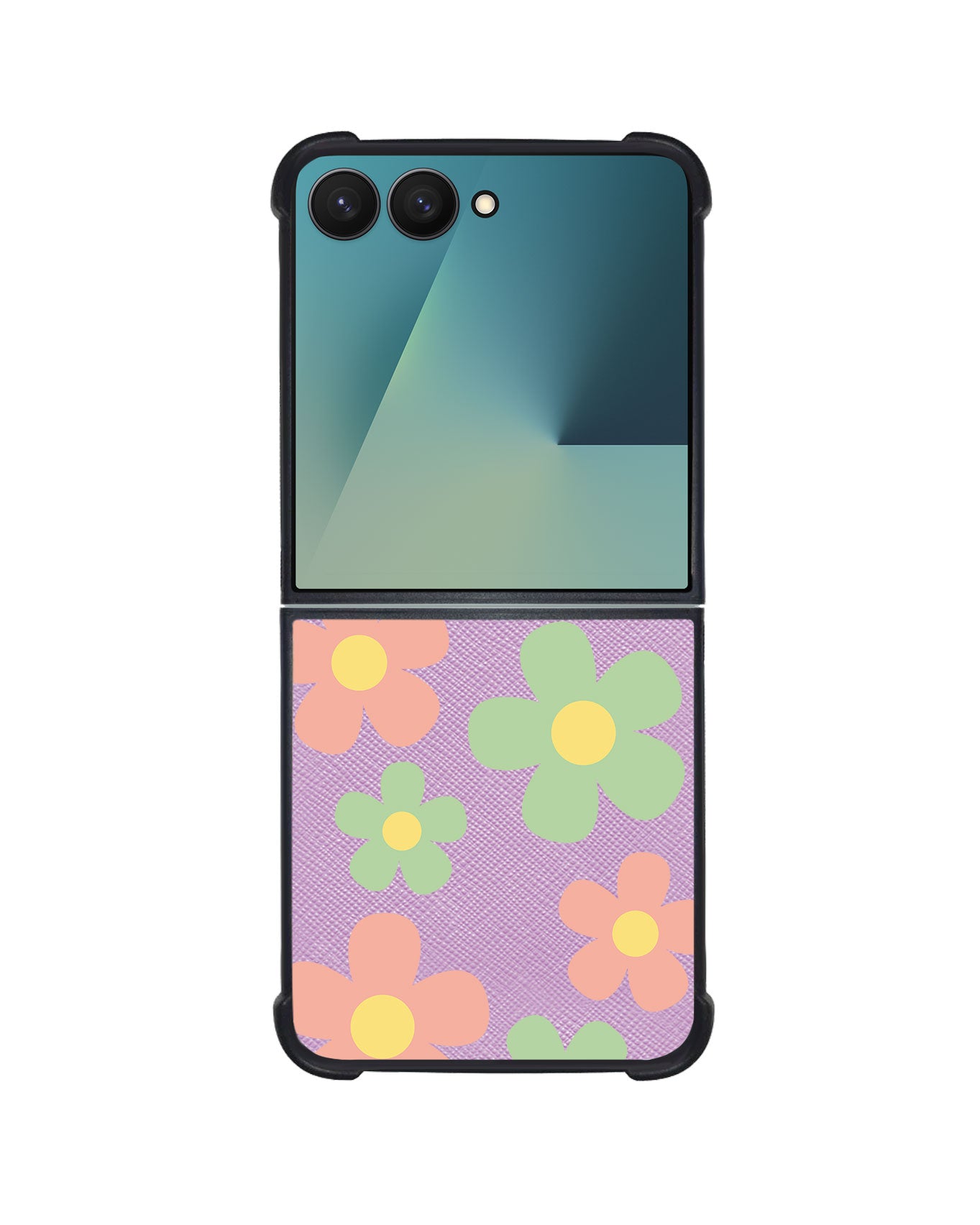 Android Flip / Fold Leather Grip - Daisy Spring