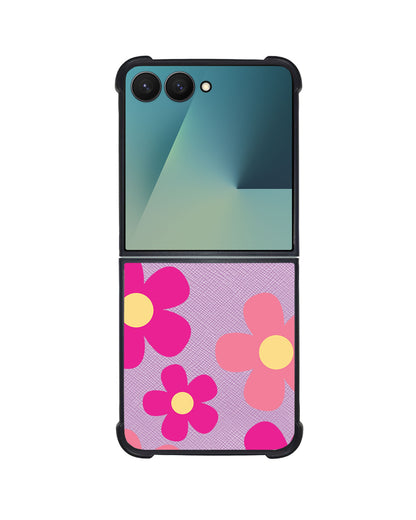 Android Flip / Fold Leather Grip - Daisy Delight