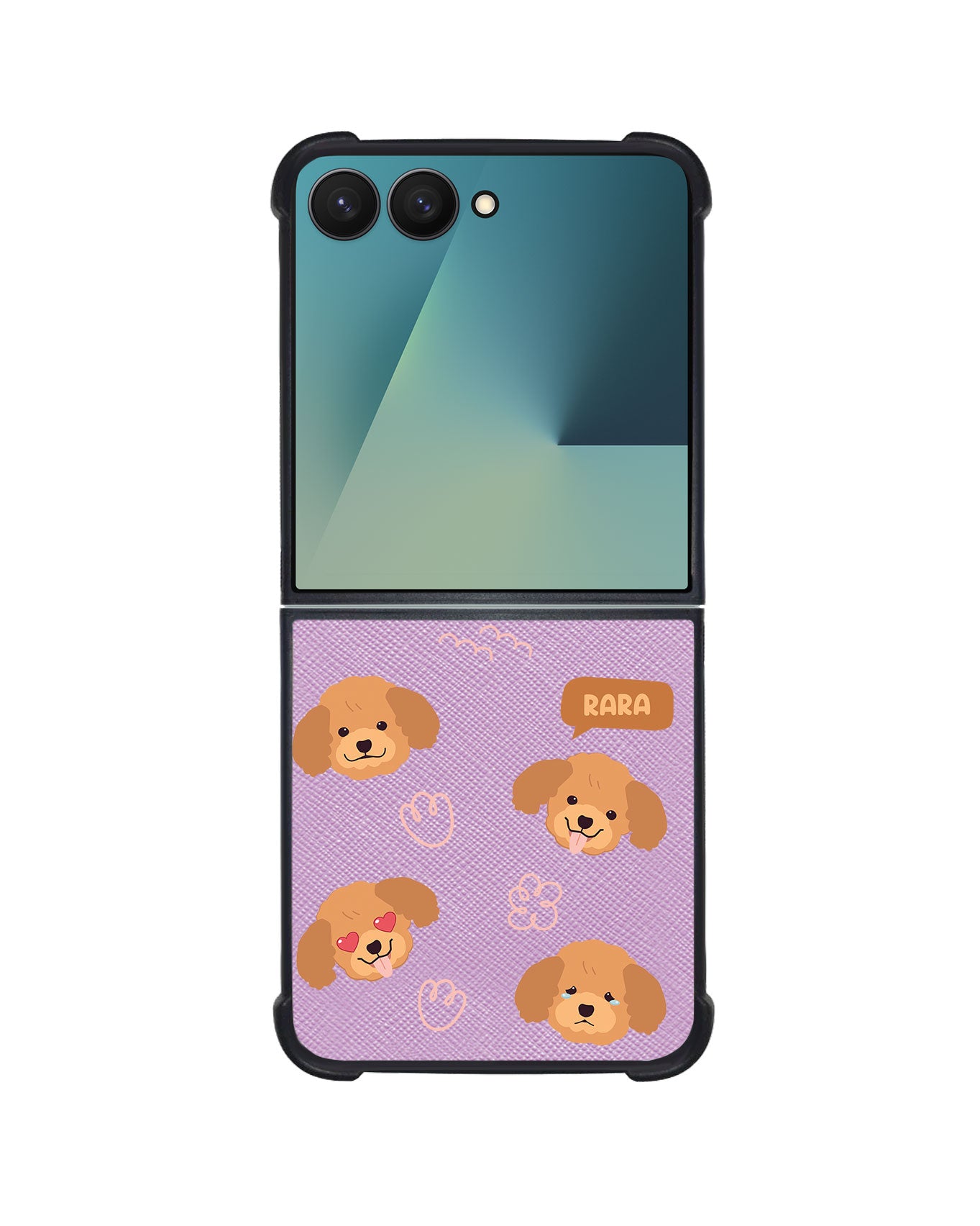 Android Flip / Fold Leather Grip - Poodle Squad 3.0