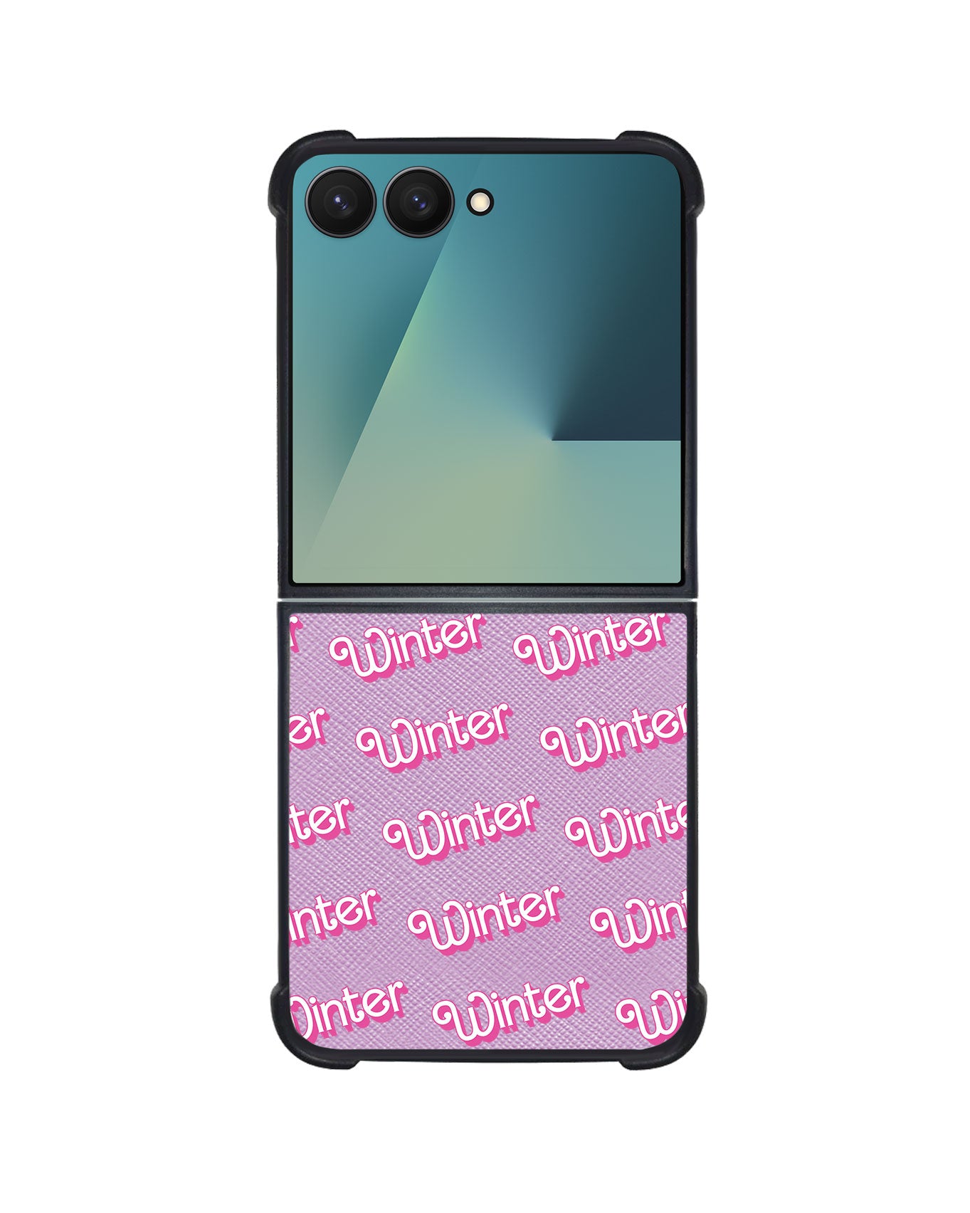 Android Flip / Fold Leather Grip - Barbie Monogram