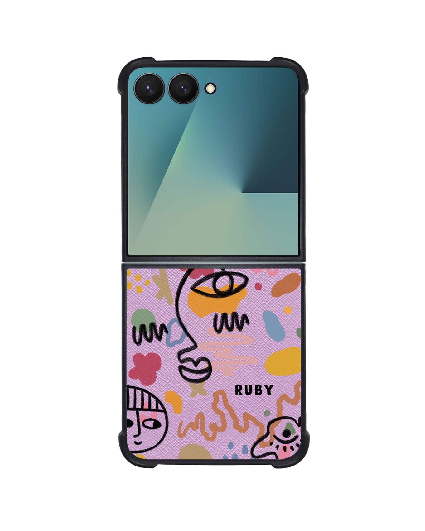 Android Flip / Fold Leather Grip - Abstract 3.0