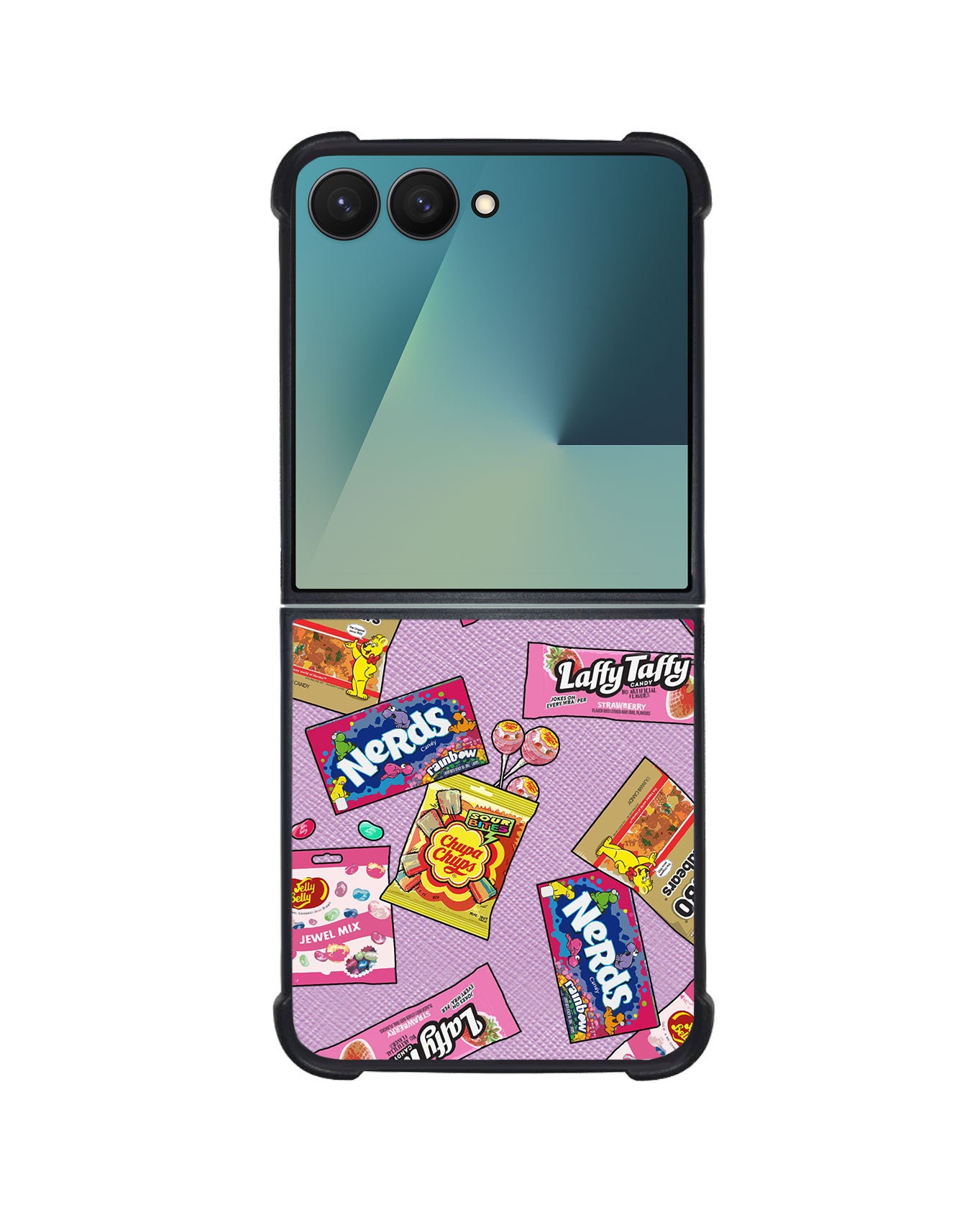 Android Flip / Fold Leather Grip - Sweets and Gummies