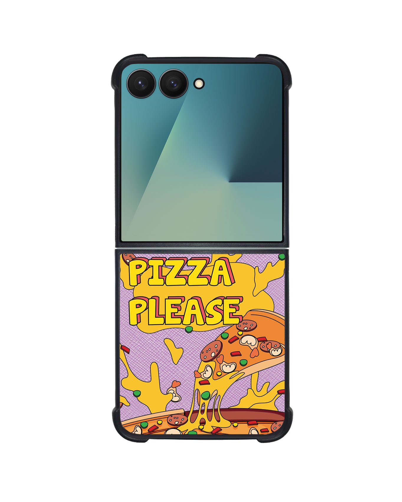 Android Flip / Fold Leather Grip - Pizza