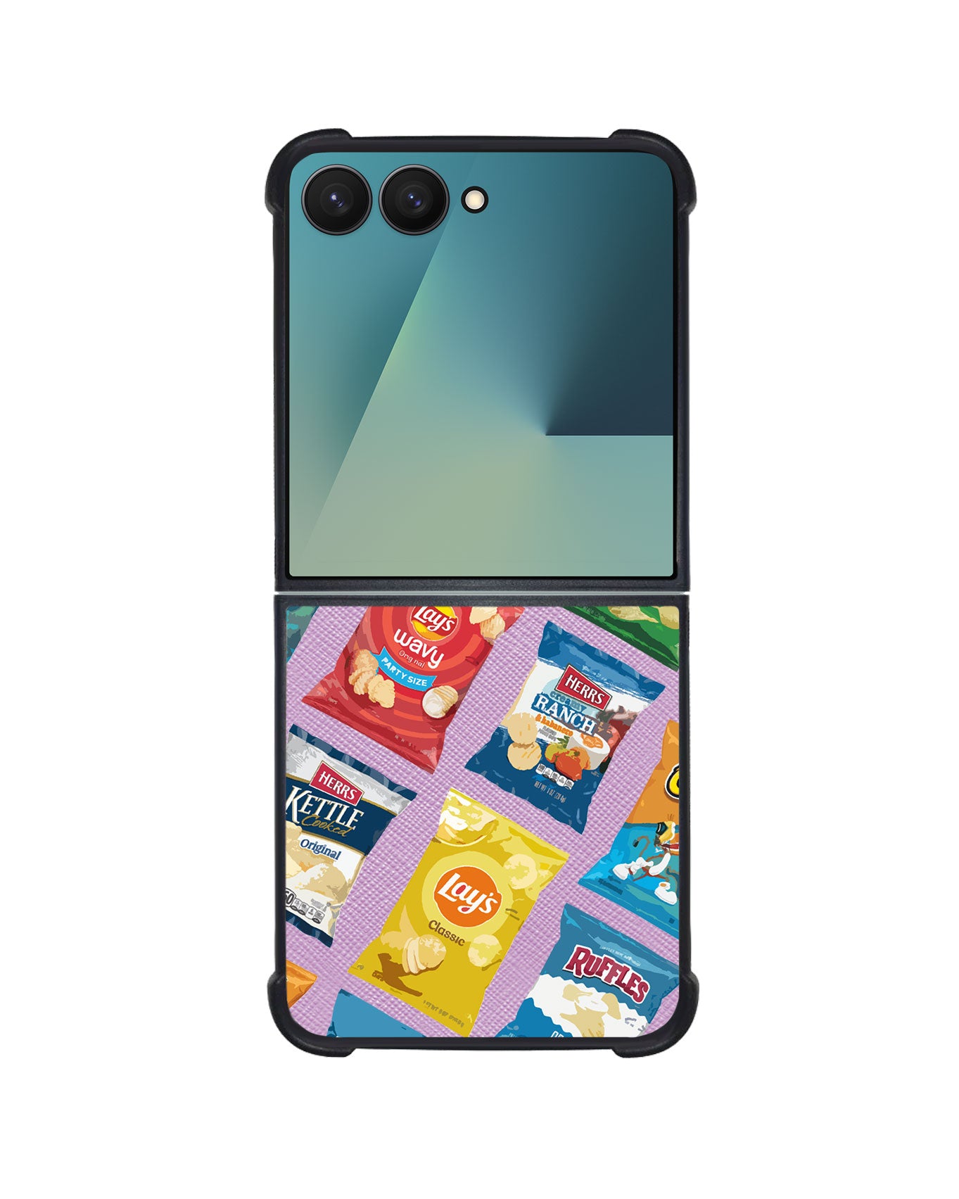 Android Flip / Fold Leather Grip - Crisps