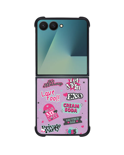 Android Flip / Fold Leather Grip - EXO Cream Soda