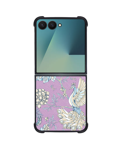 Android Flip / Fold Leather Grip - Peacock 5.0