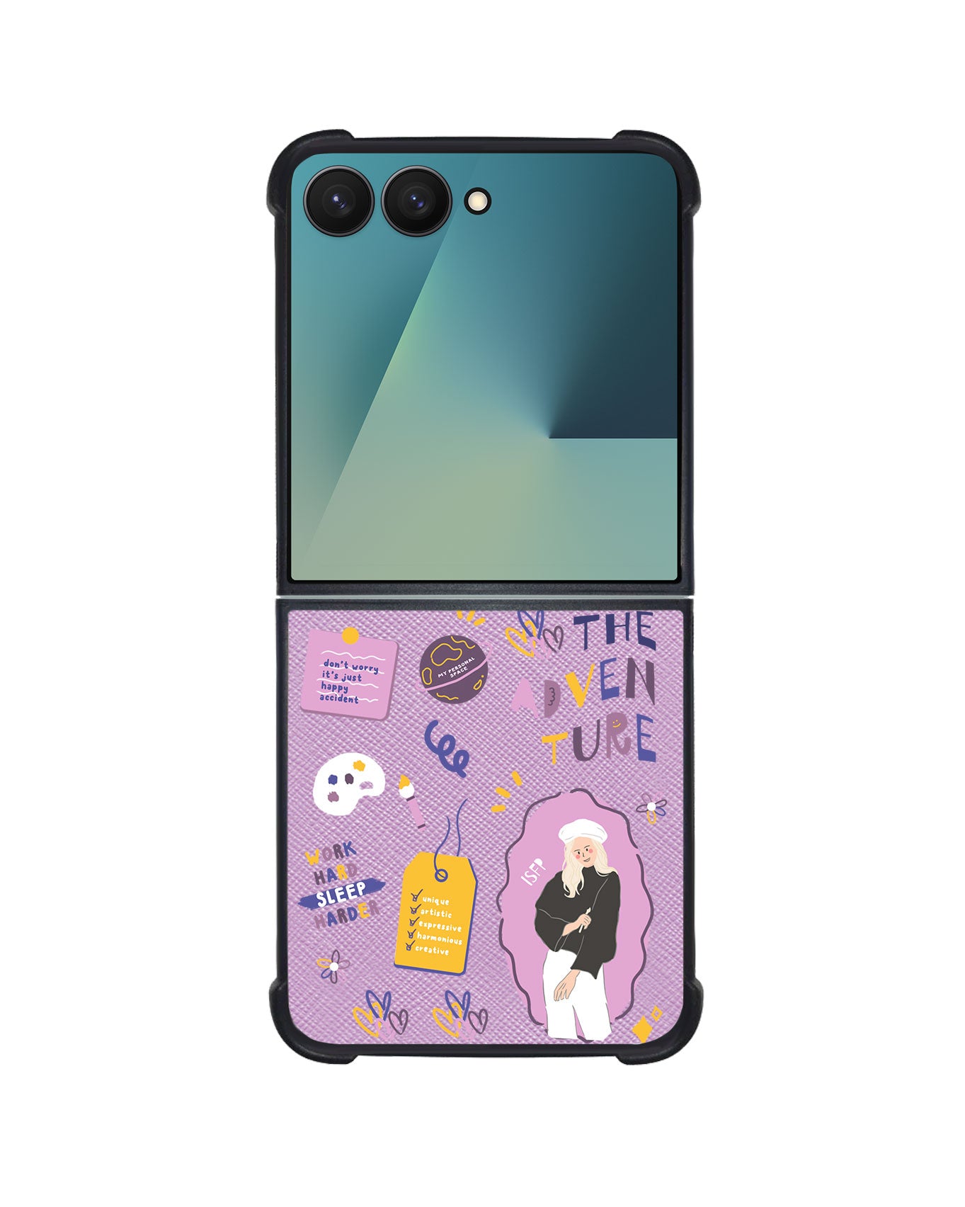 Android Flip / Fold Leather Grip - ISFP