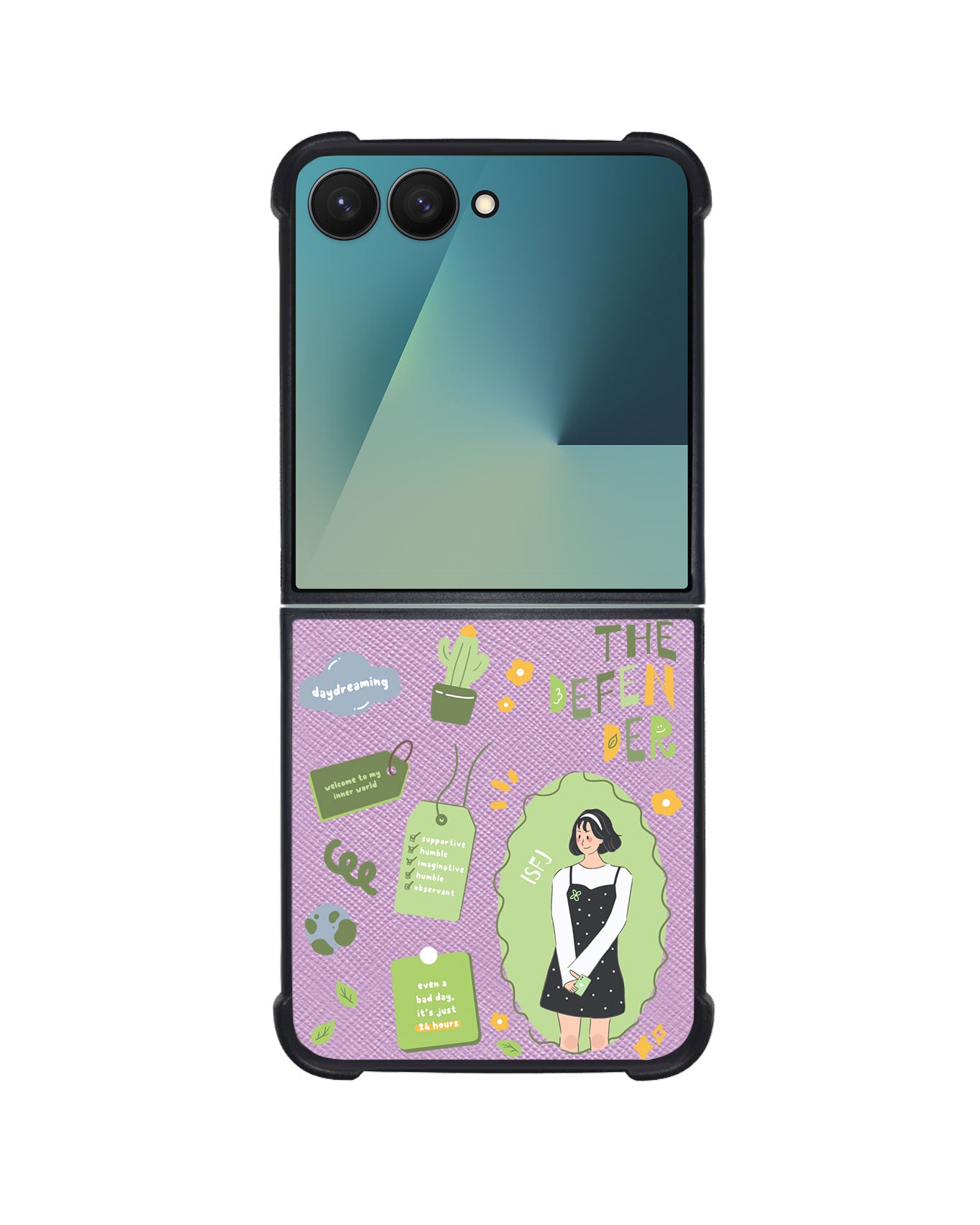 Android Flip / Fold Leather Grip - ISFJ