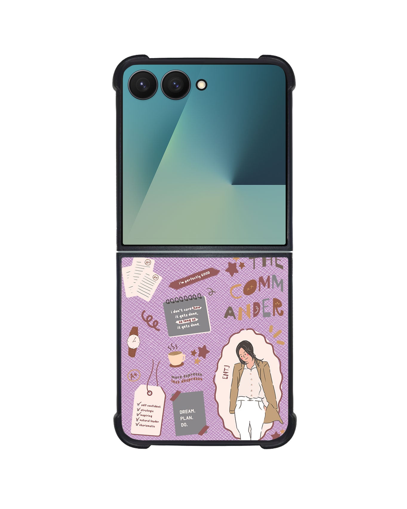 Android Flip / Fold Leather Grip - ENTJ