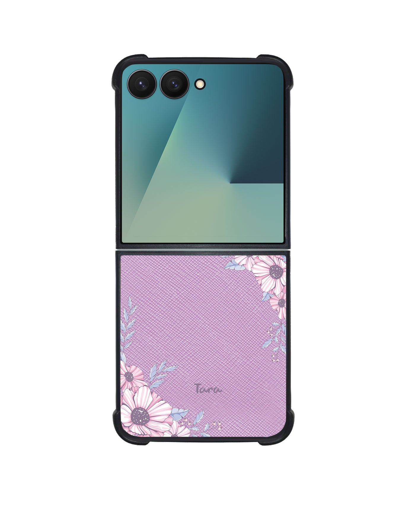 Android Flip / Fold Leather Grip - Pink Blossom