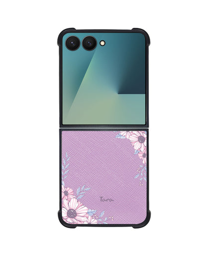 Android Flip / Fold Leather Grip - Pink Blossom