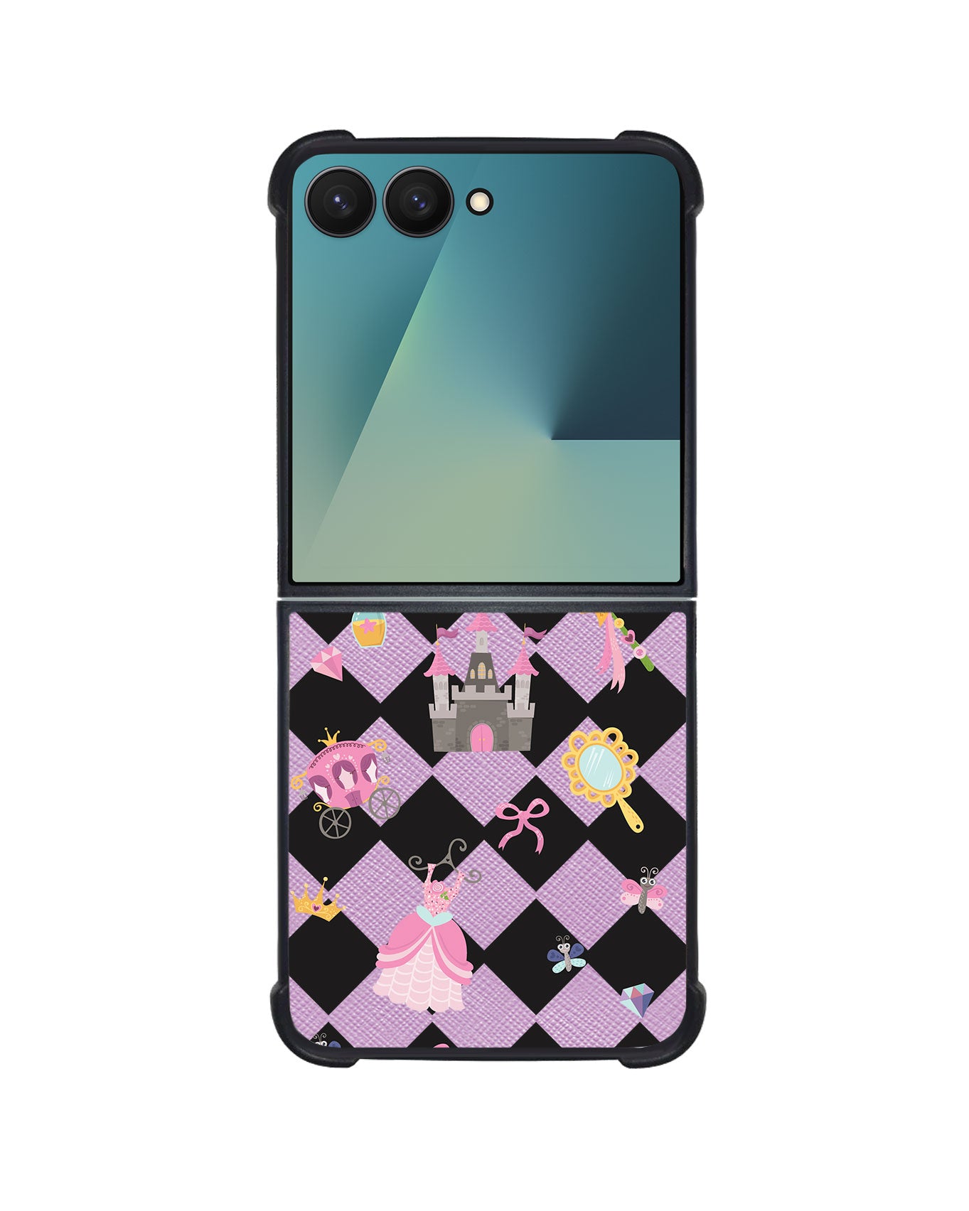 Android Flip / Fold Leather Grip - Little Princess