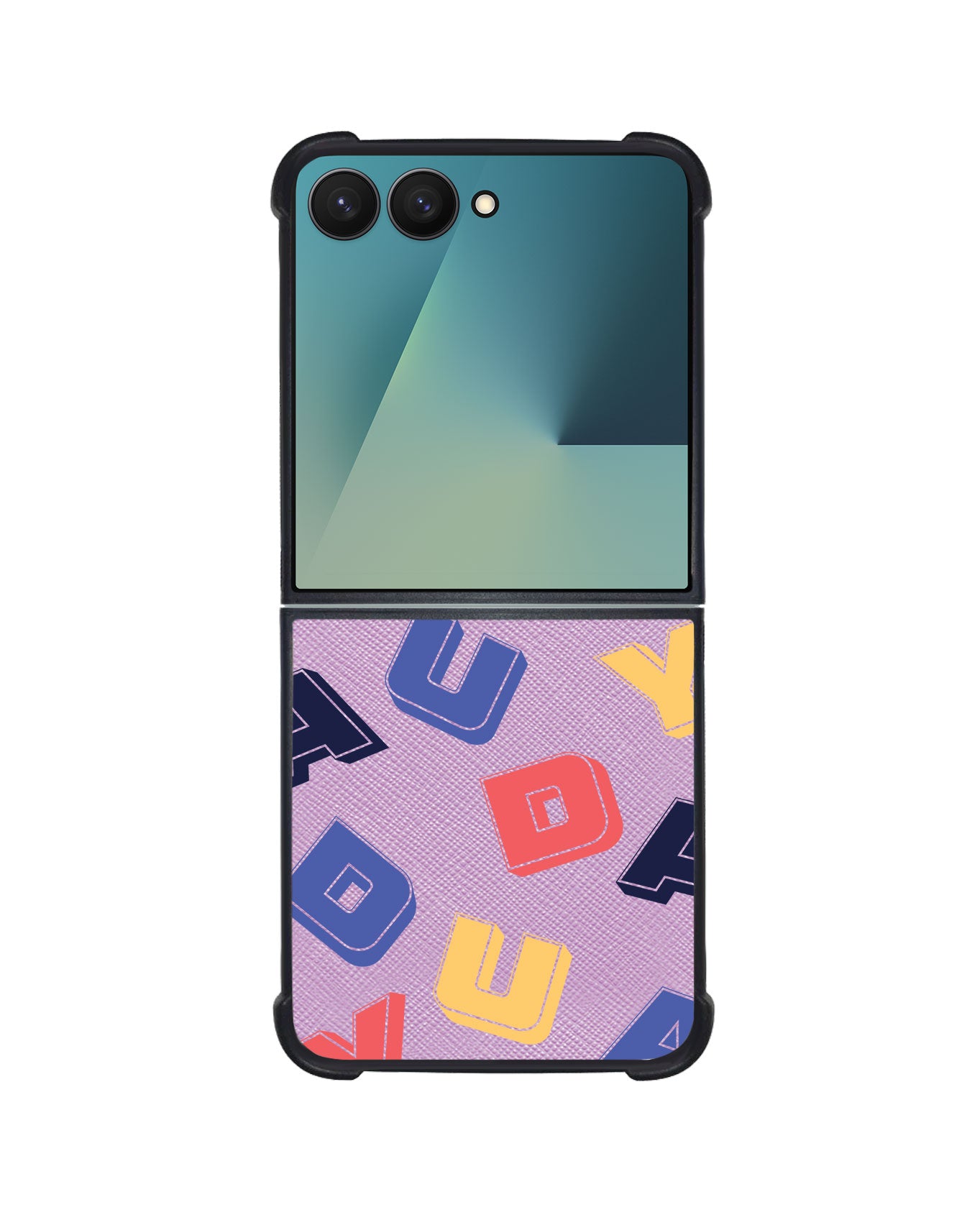 Android Flip / Fold Leather Grip - Cool Monogram