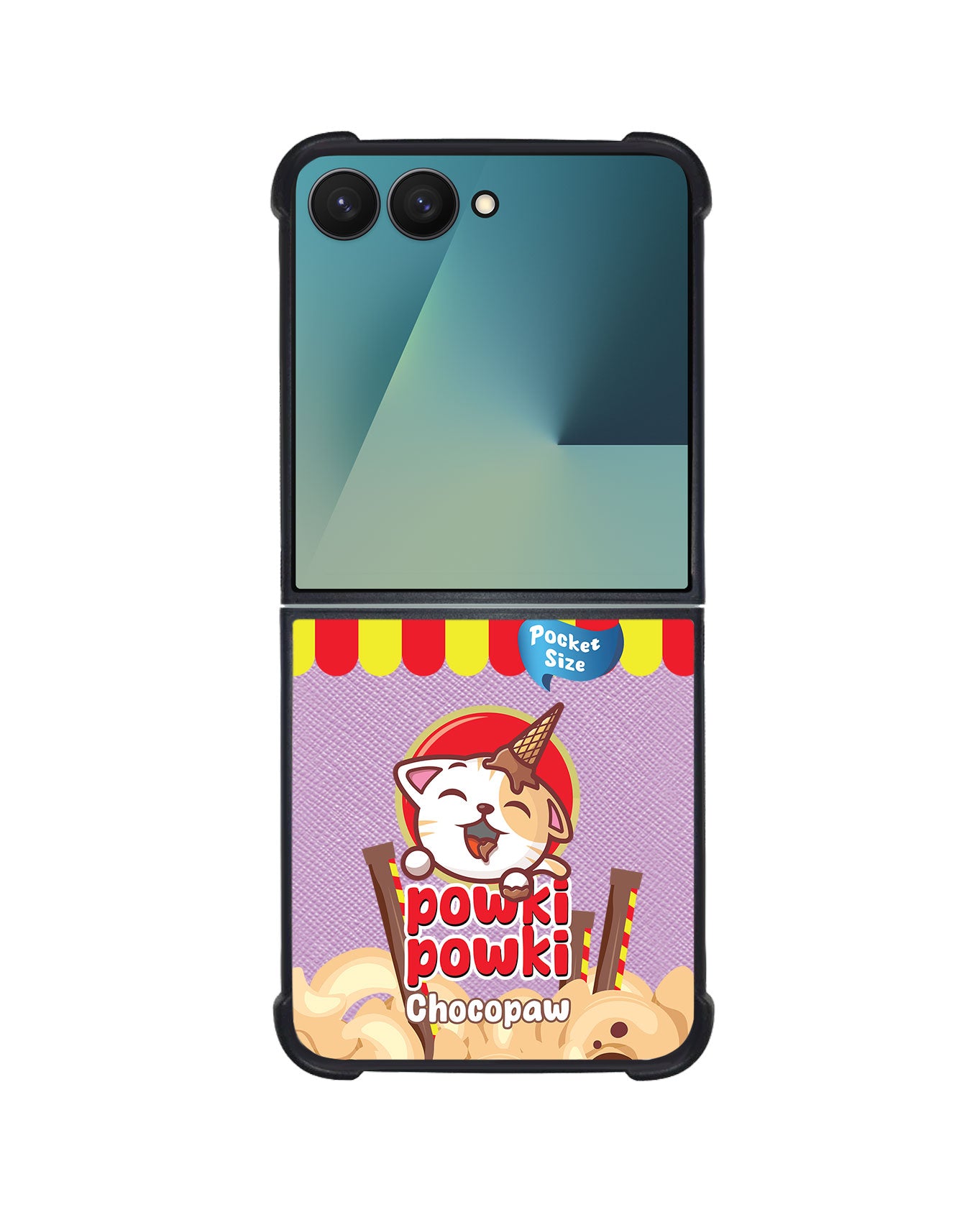 Android Flip / Fold Leather Grip - Powki Powki