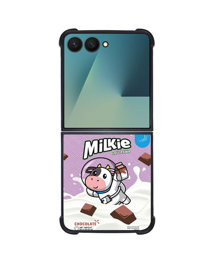 Android Flip / Fold Leather Grip - Milkie