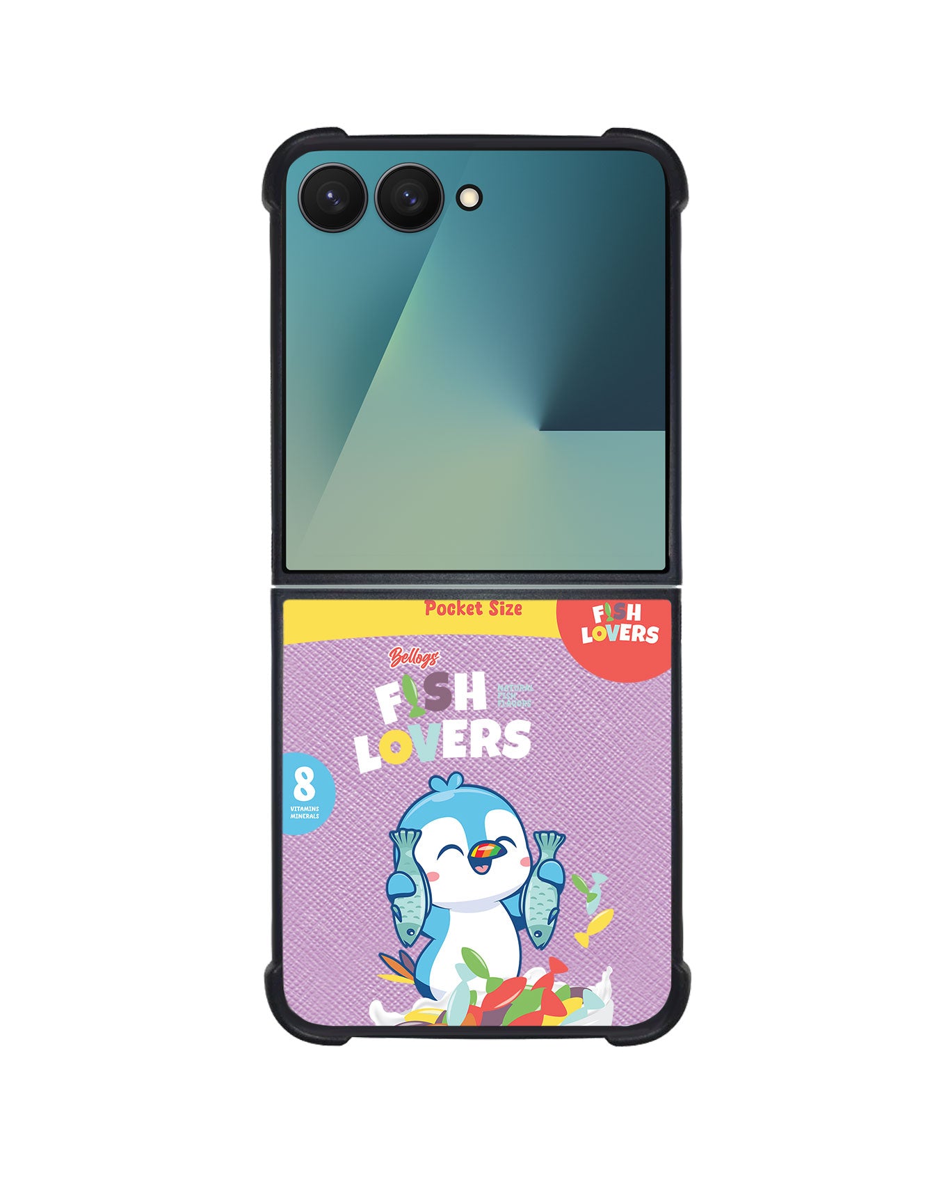 Android Flip / Fold Leather Grip - Fish Lovers