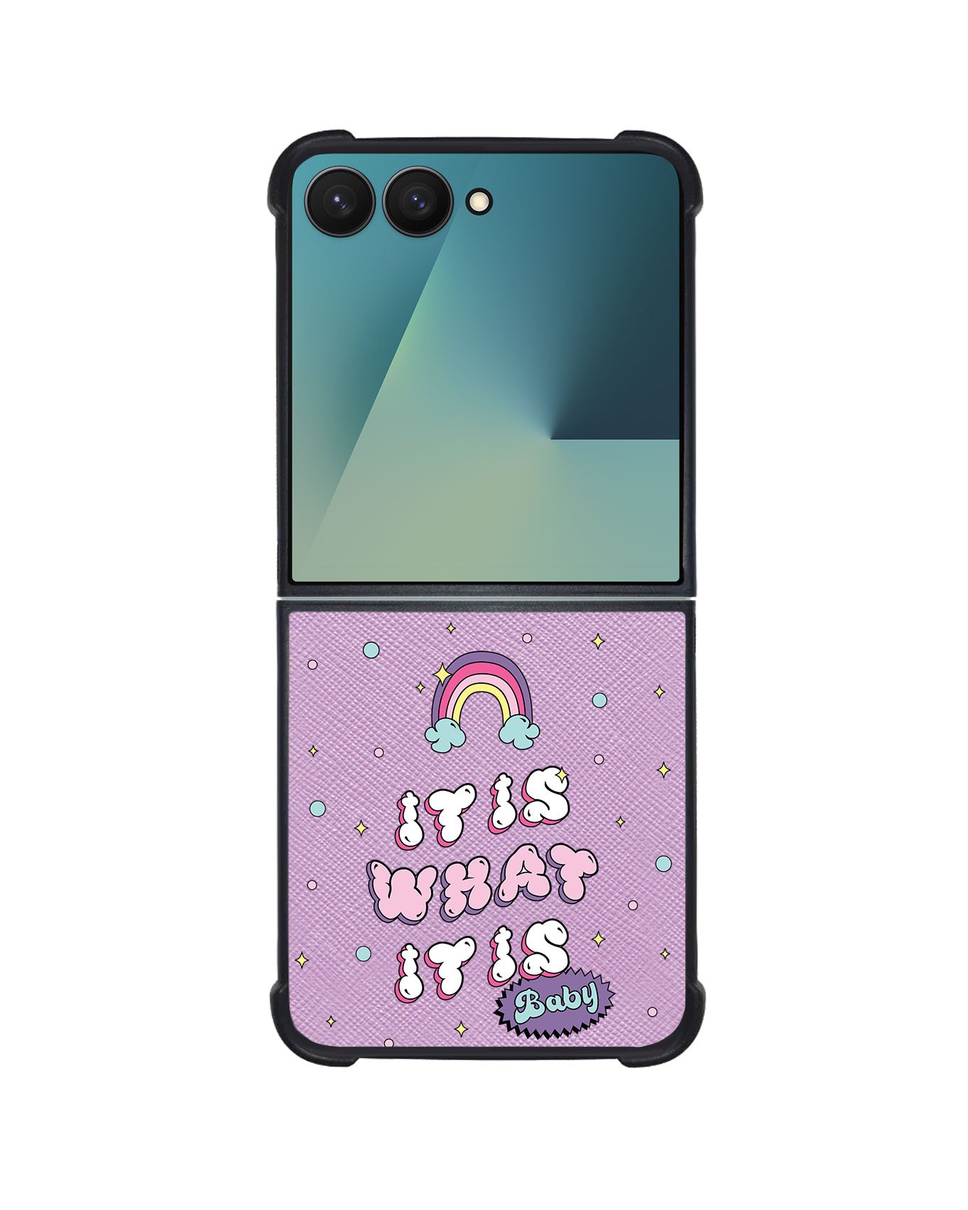 Android Flip / Fold Leather Grip - It Is What It Is Baby