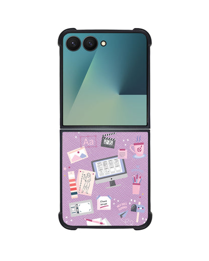 Android Flip / Fold Leather Grip - Designer