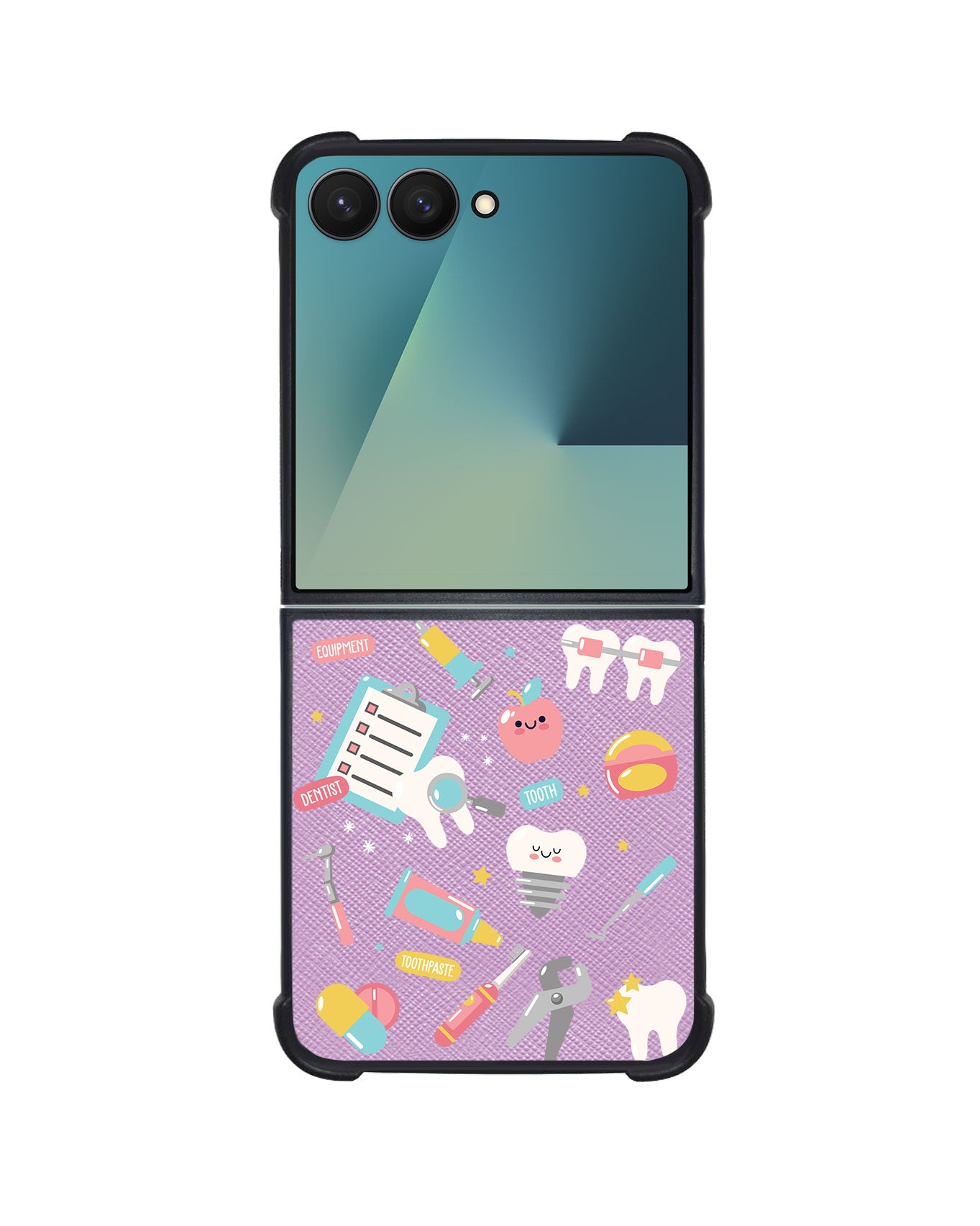 Android Flip / Fold Leather Grip - Dentist