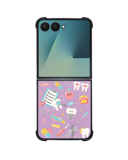 Android Flip / Fold Leather Grip - Dentist