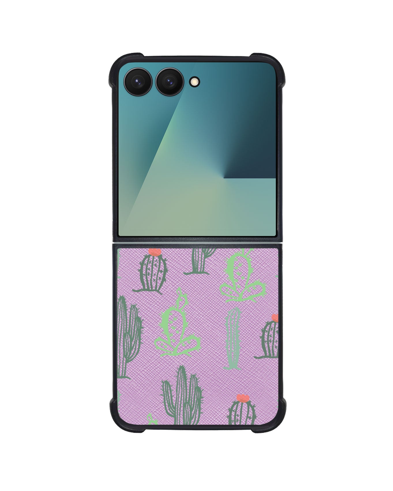 Android Flip / Fold Leather Grip - Cactus