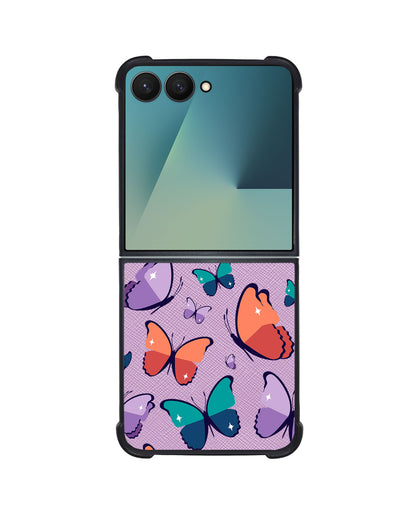 Android Flip / Fold Leather Grip - Butterfly