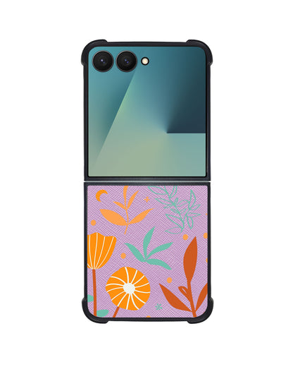 Android Flip / Fold Leather Grip - Autumn Botanical