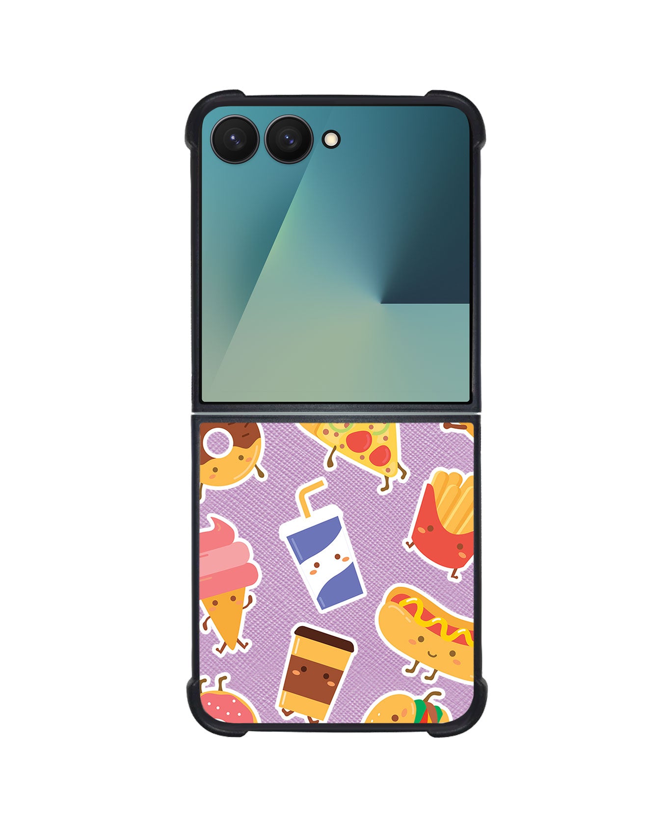 Android Flip / Fold Leather Grip - Fast Foodies