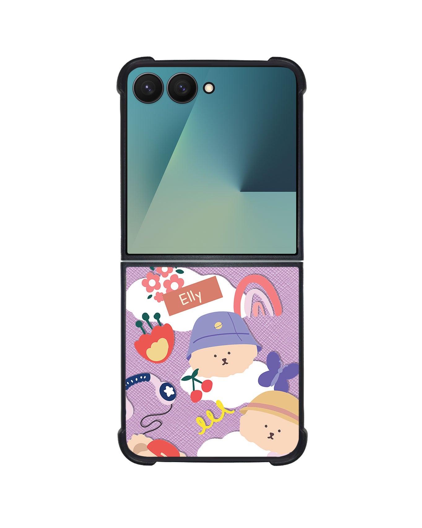 Android Flip / Fold Leather Grip - Bear in Style