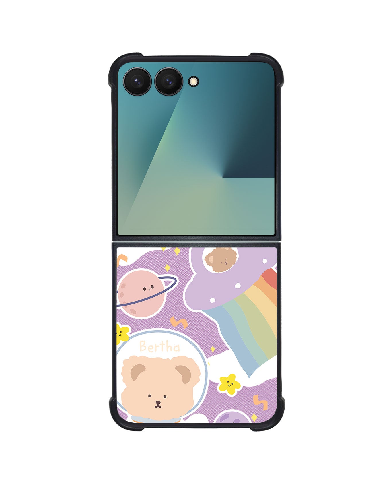 Android Flip / Fold Leather Grip - Astro Bear