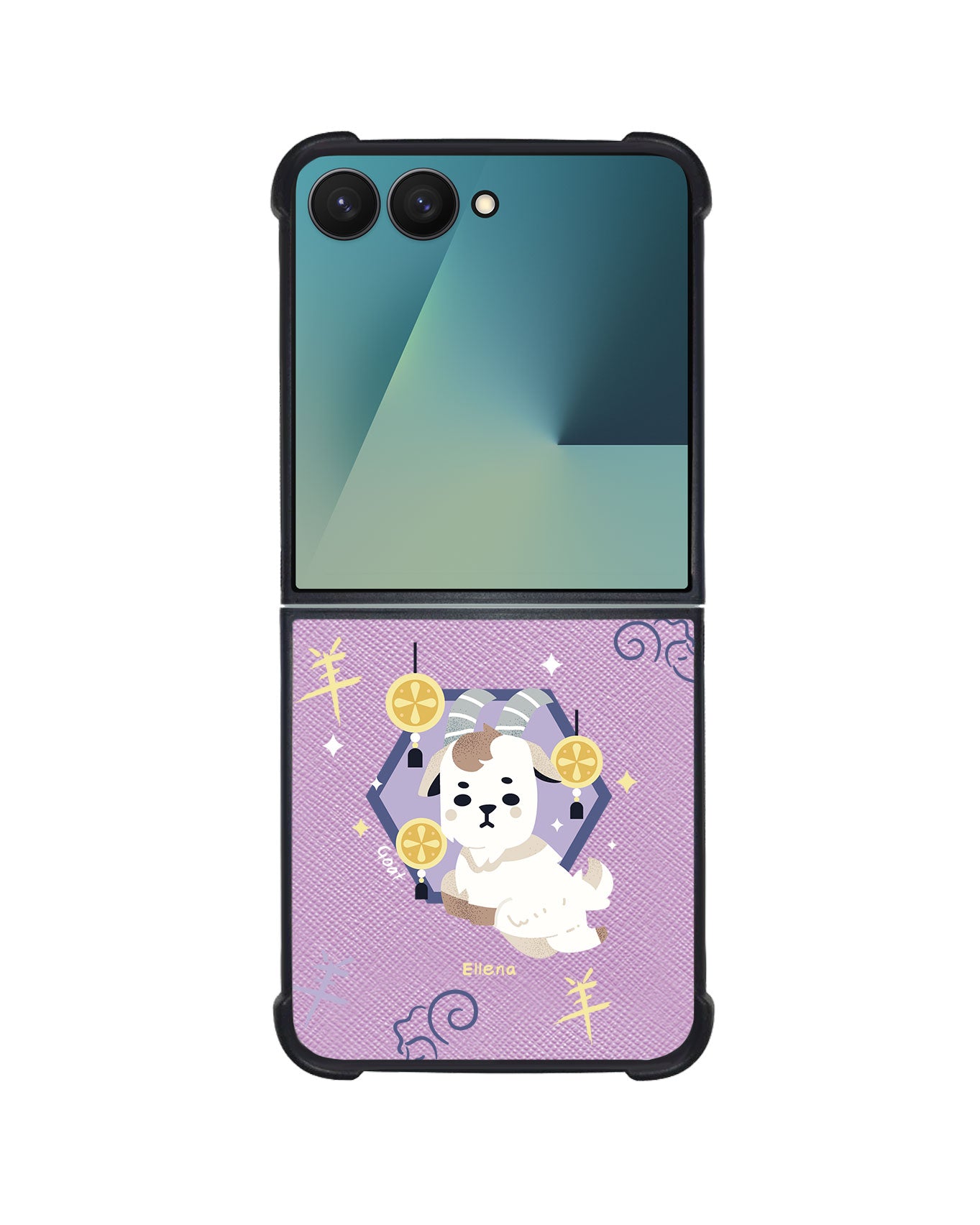 Android Flip / Fold Leather Grip - Goat (Chinese Zodiac / Shio)