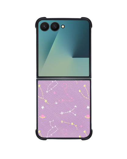 Android Flip / Fold Leather Grip - Constellation Candy
