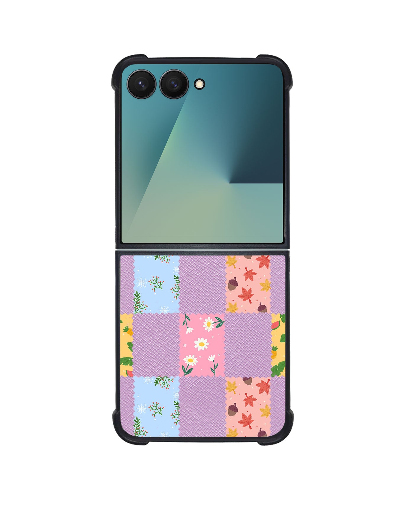 Android Flip / Fold Leather Grip - Four Seasons Stamps