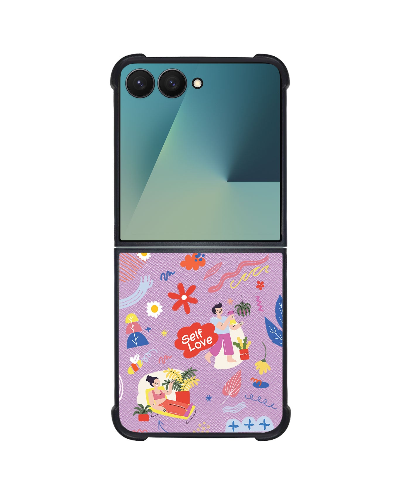 Android Flip / Fold Leather Grip - Self Love Sticker Pack 1.0