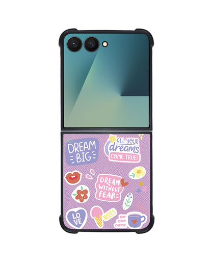 Android Flip / Fold Leather Grip - Dream Sticker Pack