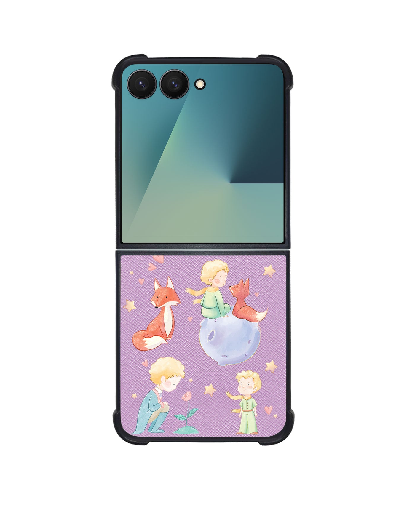 Android Flip / Fold Leather Grip - Little Prince & Fox