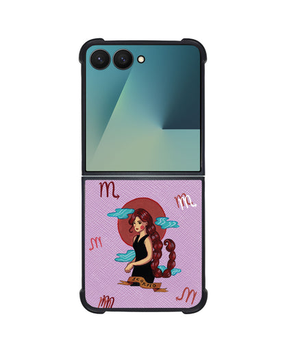 Android Flip / Fold Leather Grip - Scorpio