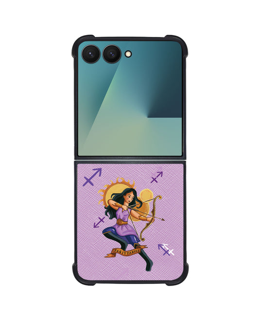 Android Flip / Fold Leather Grip - Sagitarius