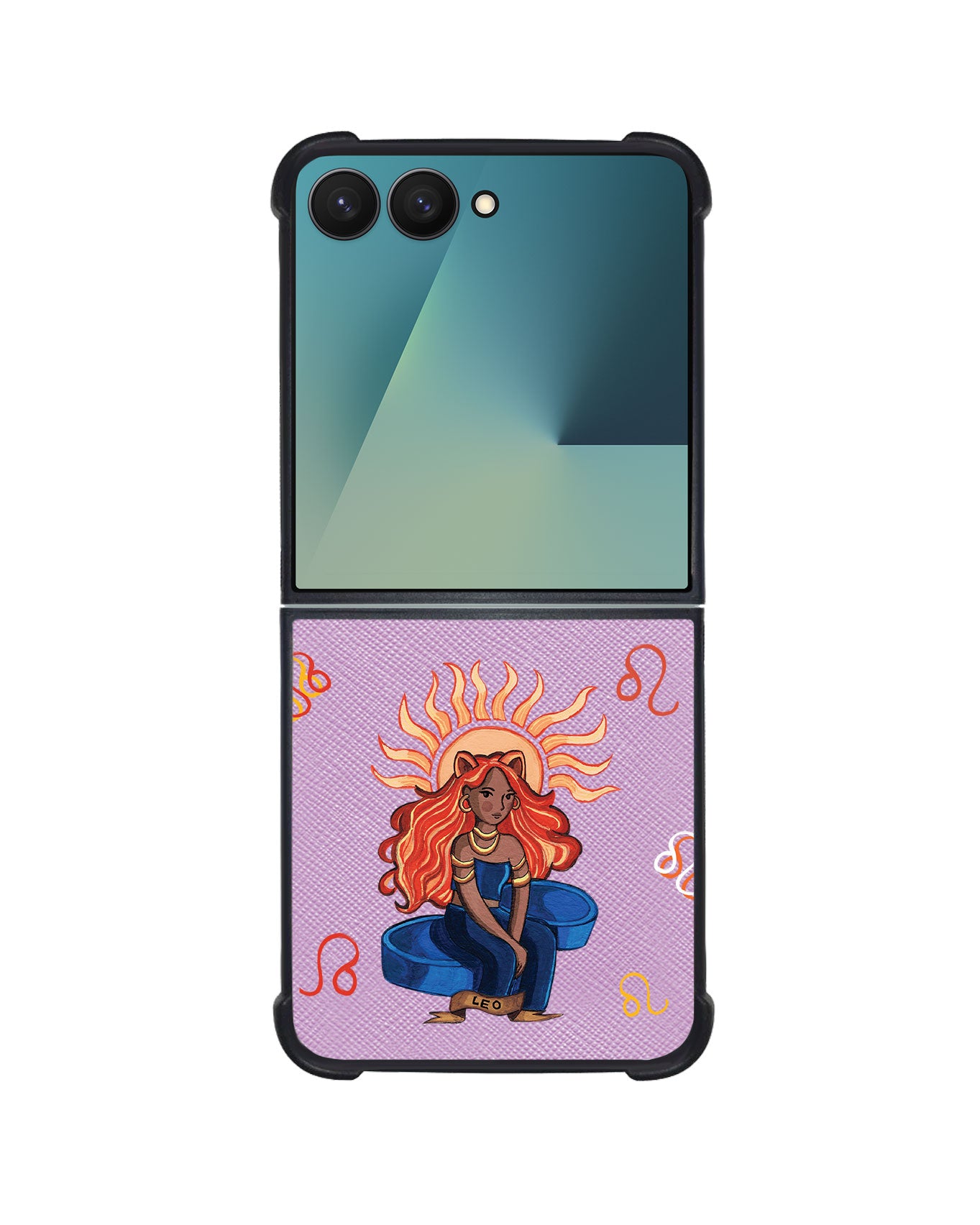 Android Flip / Fold Leather Grip - Leo