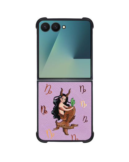 Android Flip / Fold Leather Grip - Capricorn